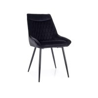 Ērts samta krēsls AGATE VELVET melns Ērts samta krēsls AGATE VELVET melns